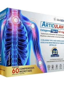 Colágeno Tipo II Articulah IDN Labs caixa com 60