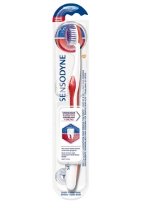 Sensodyne Escova Dental Sensibilidade e Gengivas, Maior Alcance para Limpeza Efetiva